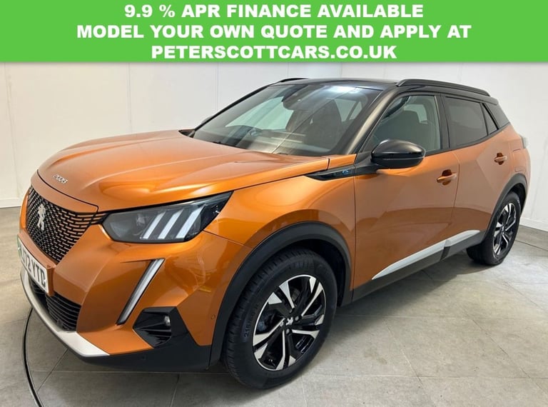 2022 Peugeot E-2008 50kWh GT SUV 5dr Electric Auto (7kW Charger) (136 ps) Automatic
