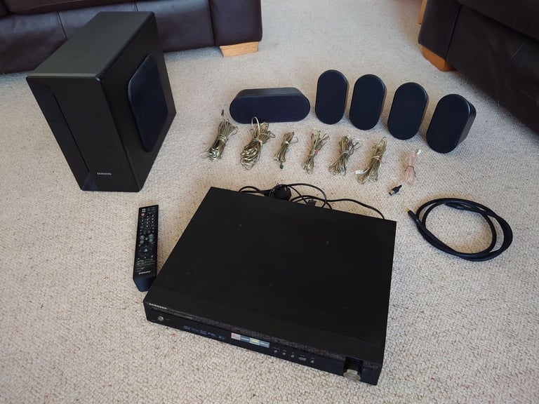 Samsung Surround Sound Speaker System and DVD Player