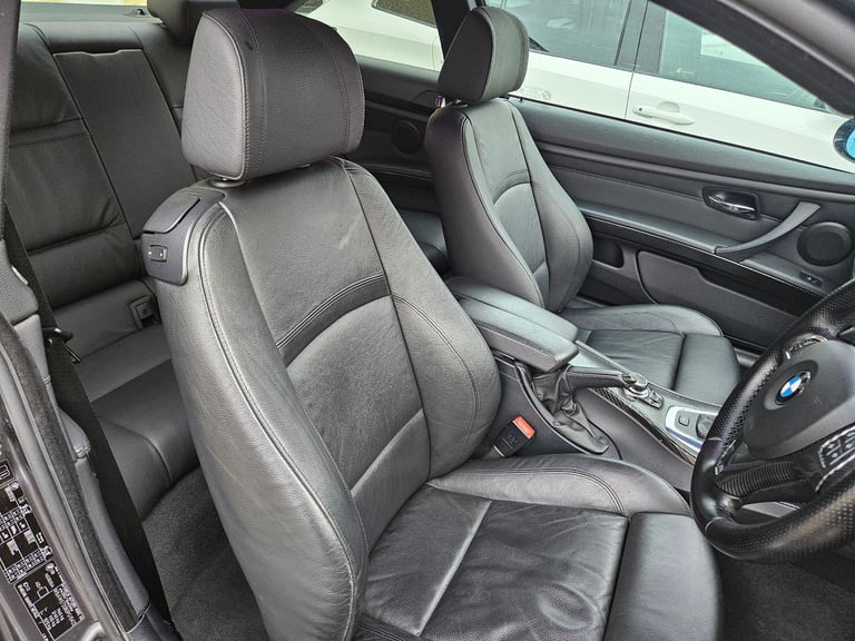  BMW E92 3 Series complete black interior /  memory, heated black leather seats