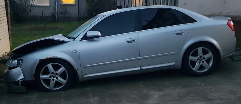 Audi a4 1.9 tdi quattro 6 speed manual gearbox front end damage non recorded 