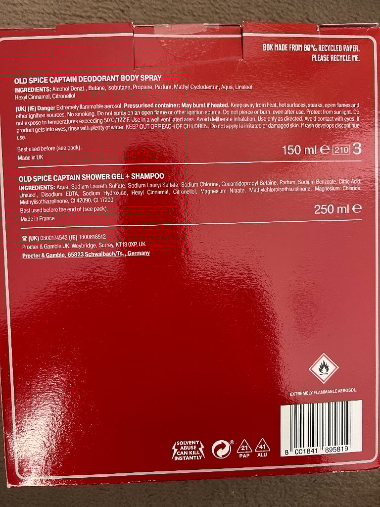 Old Spice Captain Gift Set
