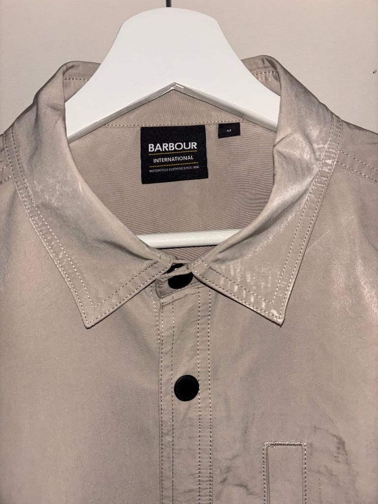 Men's Barbour International Overshirt. Medium. Excellent Condition. Cost £105, accept £33 ono
