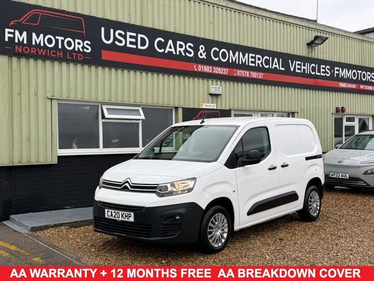 2020 20 CITROEN BERLINGO 1.5 BLUEHDI 650 ENTERPRISE M PANEL VAN 5DR DIESEL MANUA
