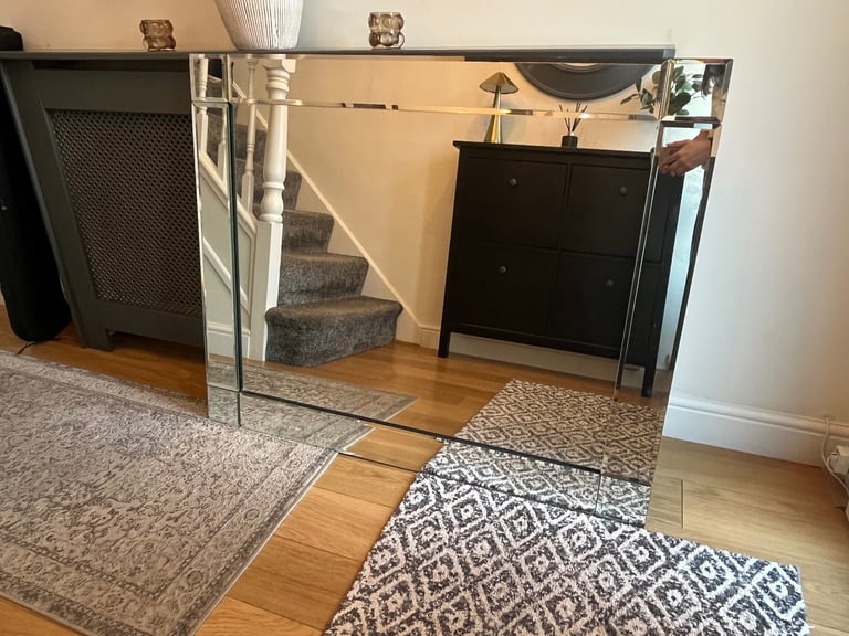 NEXT Over Mantel Bevelled Glass Mirror