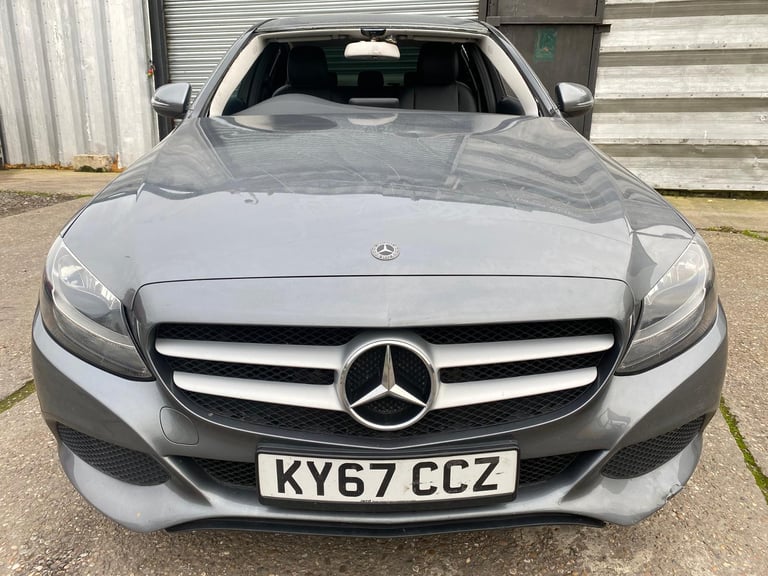 2018 67 REG MERCEDES C CLASS C200 SPORTS 2.0 AUTO DAMAGED REPAIRABLE SALVAGE