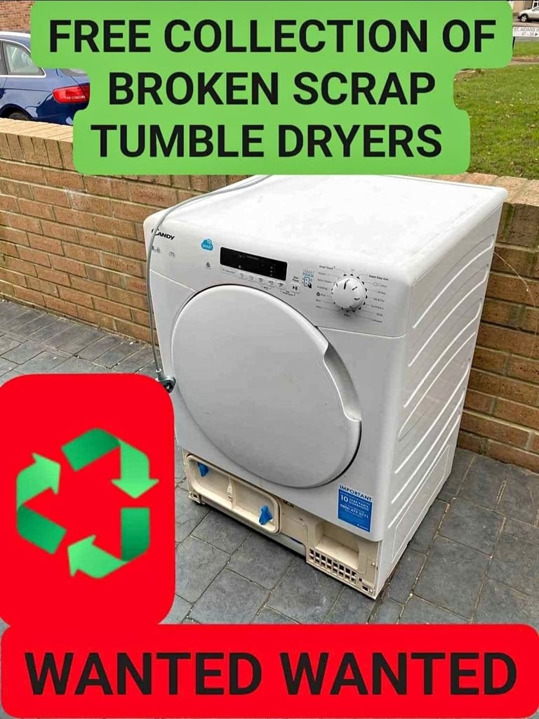 image for All tumble dryers wanted free collection 