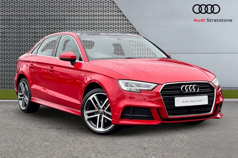 2018 Audi A3 30 TFSI S Line 4dr S Tronic Saloon Petrol Automatic