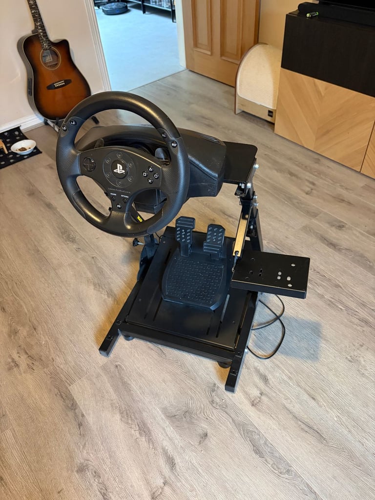 Thrustmaster T80 Racing wheel with Vevor stand 