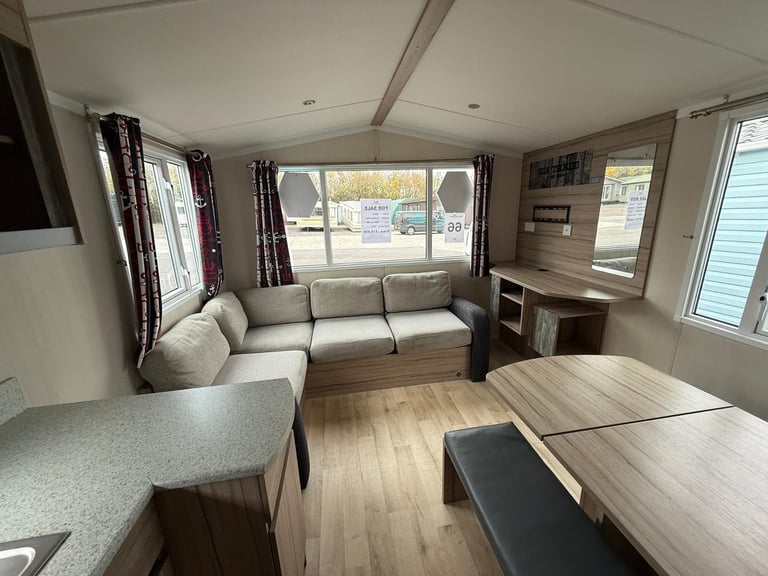 10ft wide 2 Bed Static Caravan - DG & CH - Offsite - Private Land, Self Build