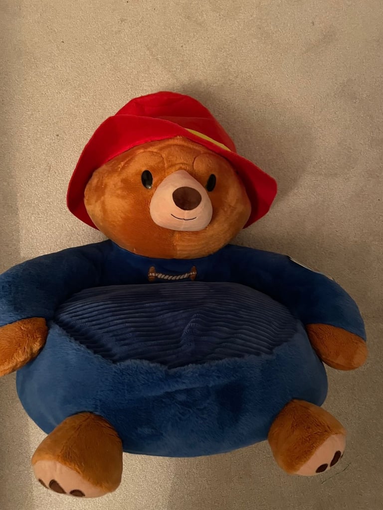 Paddington bear plush seat 
