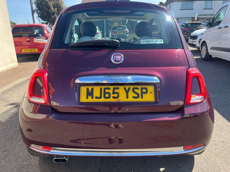 2015 Fiat 500 1.2 500 Lounge 3dr Hatchback Petrol Manual