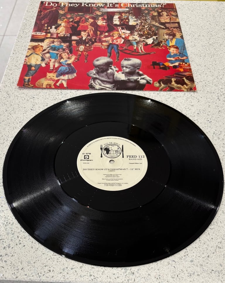 image for Band Aid Feel the World 12 inch vinyl 