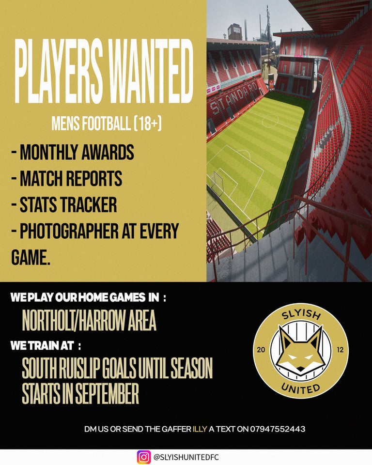 Football Players wanted for 23/24 season!