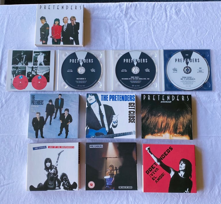 PRETENDERS - 1ST 8 ALBUMS - 14 CD + 8 DVD BOX SET 2015