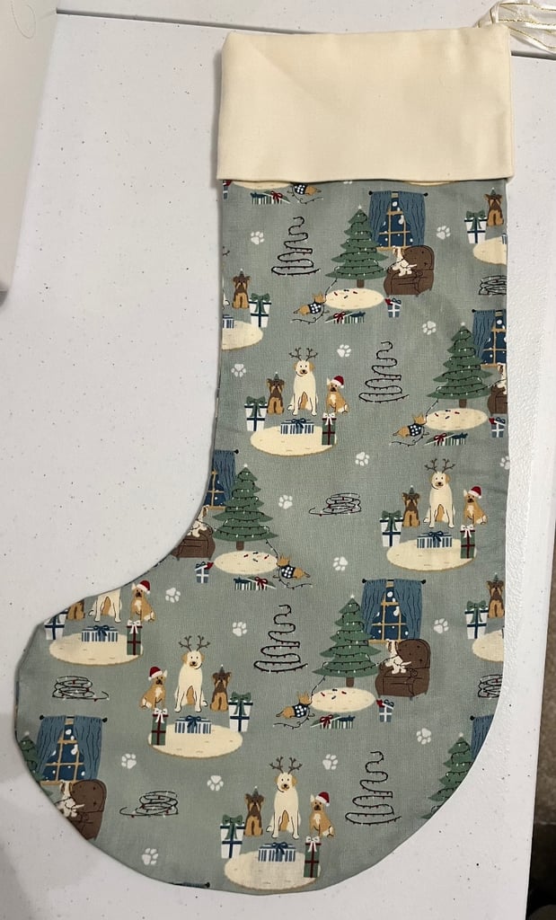 Christmas stockings with cat and dog designs