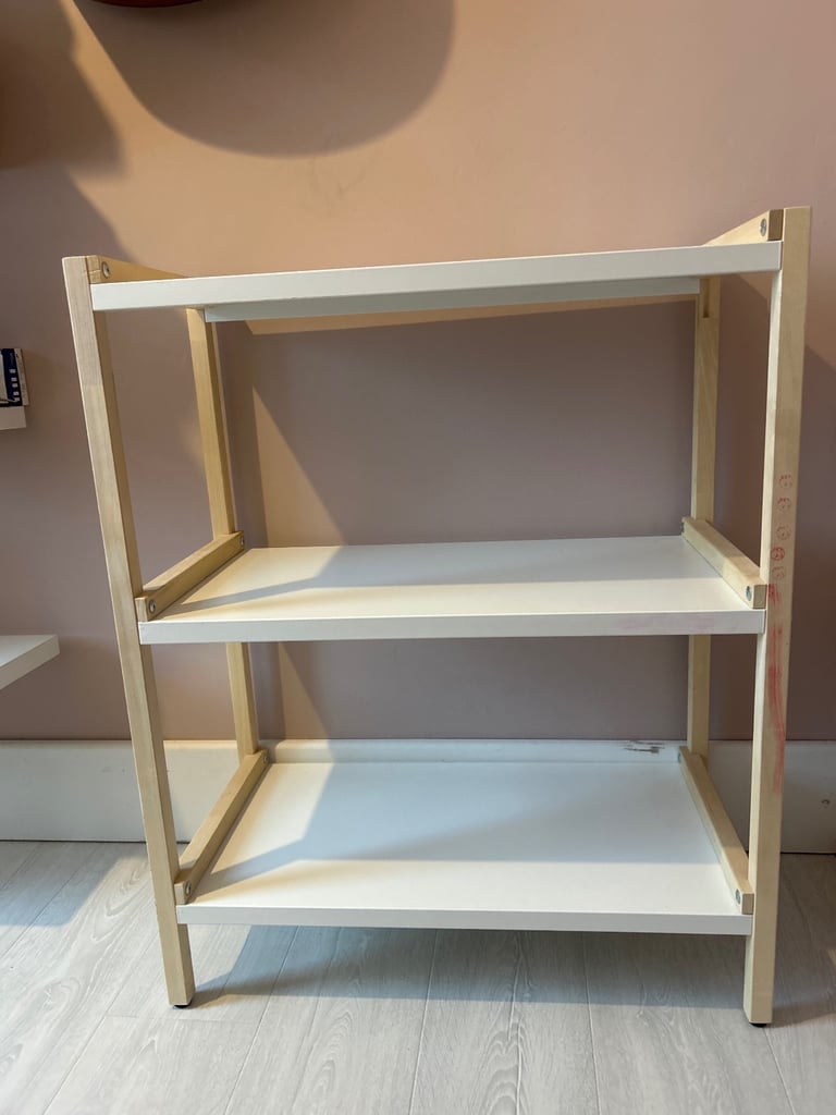 image for IKEA EKENABBEN Open Shelf Unit Wooden Storage Display Rack Bookcase Organizer