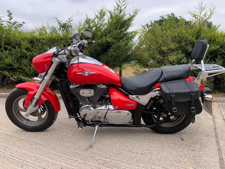 2015 15 SUZUKI VZ 800 L4 INTRUDER RED VZ800 VL800 XVS CLASSIC CUSTOM CRUISER 6k