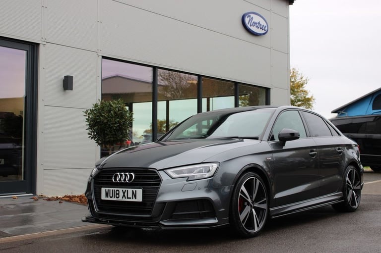image for 2018 18 AUDI A3 1.5 TFSI COD BLACK EDITION SALOON 4DR PETROL S TRONIC EURO 6 (S/