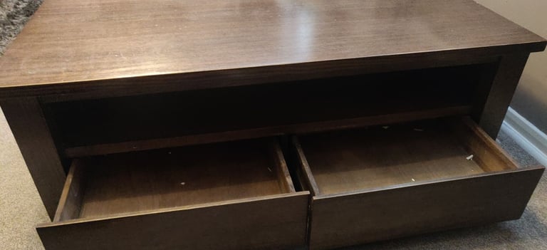 Solid Australian Oak Coffee Table with Drawers