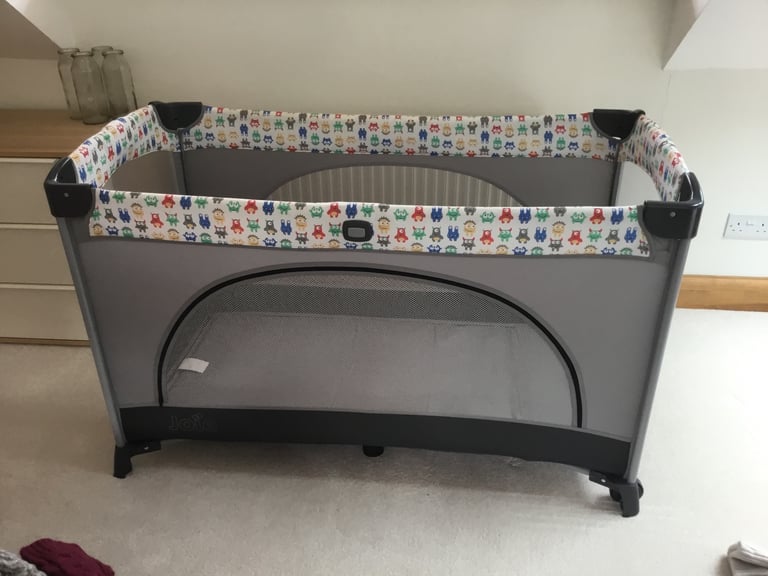 Joie travel cot, with mattress and carrying bag