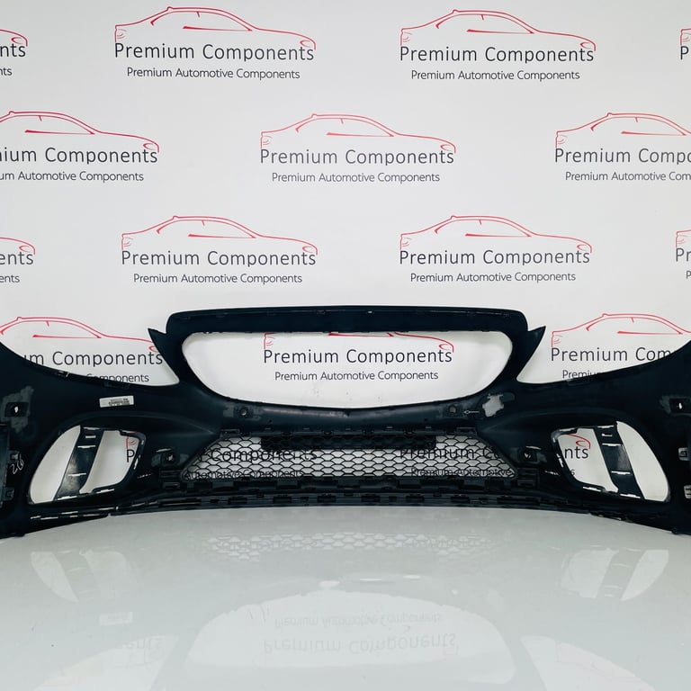 Mercedes C Class Front Bumper W205 Genuine Black Amg Lift 2019 - 2022 [ao148]