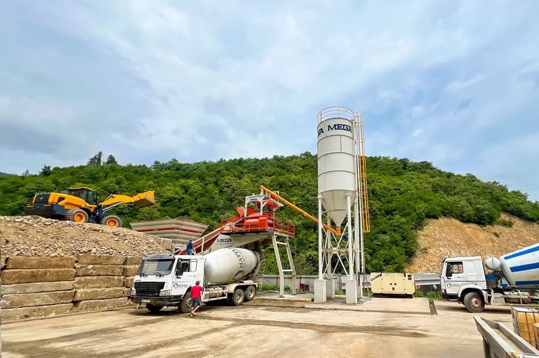 image for MOBILE CONCRETE BATCHING PLANT 100 m³/h – READY FOR IMMEDIATE DELIVERY
