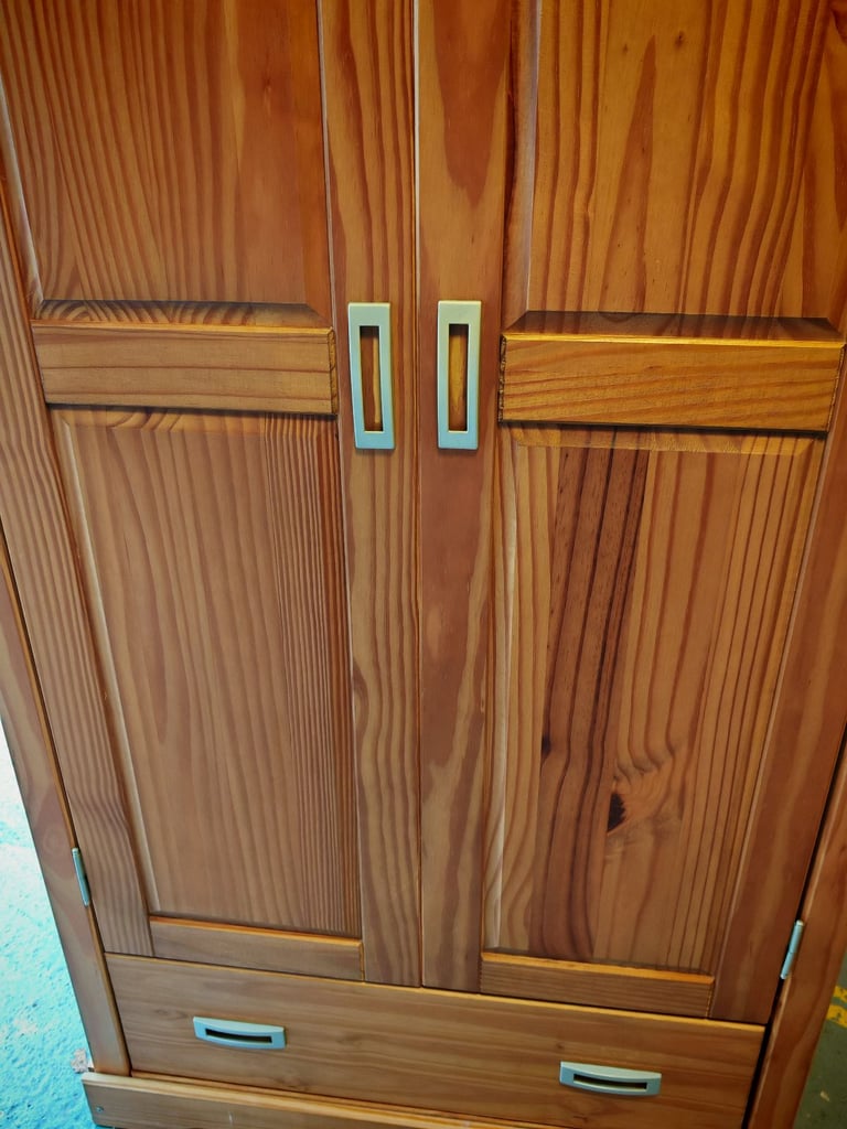 Pine wardrobe 