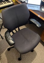 Adjustable Desk Chair - Rotates & has wheels - FREE