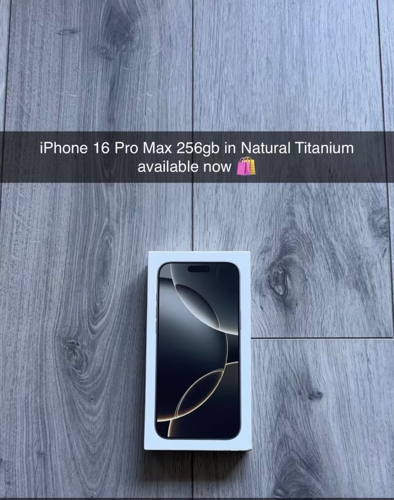 SEALED IPHONE 16 PRO MAX 256GB