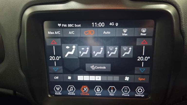 2021 Jeep Renegade 1.0 T3 GSE Limited 5dr-BLACK LEATHER-SAT NAV Manual Hatchback Petrol Manual