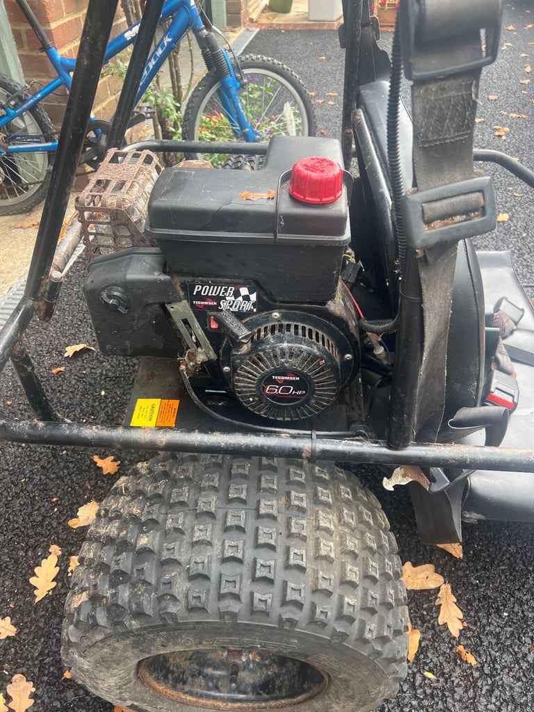 Kids 6hp 2 seater go kart 