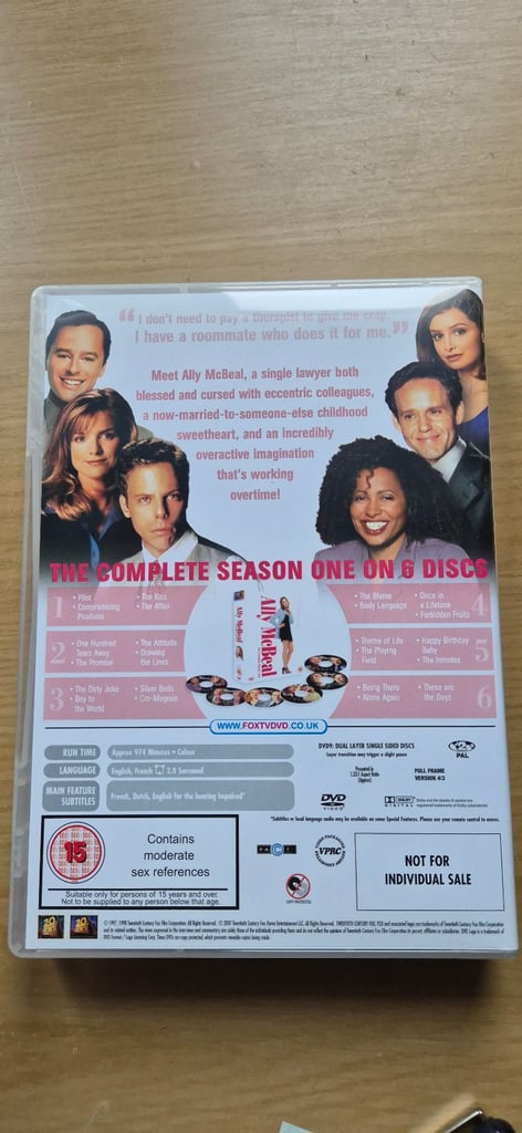 Ally McBeal seasons 1 - 5 bundle