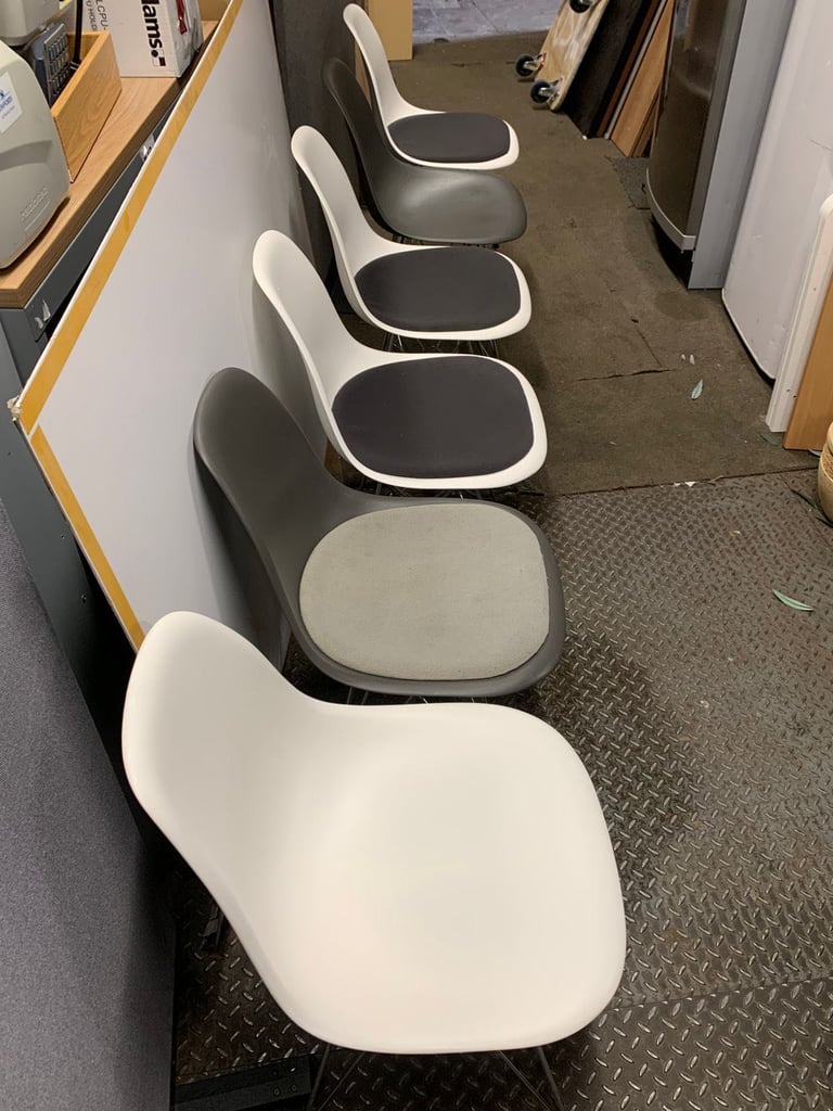 Genuine Vitra Eames DSR side chair (10 available)