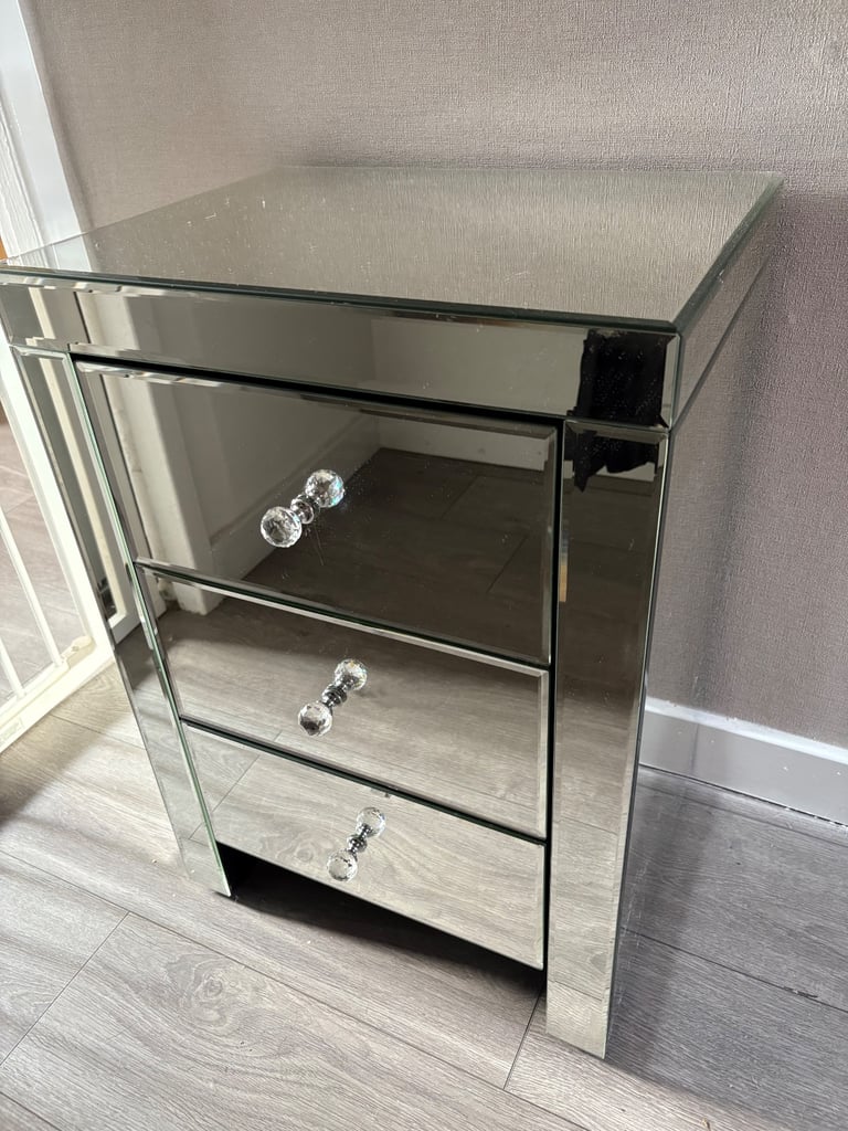 image for Mirror Bedside Table