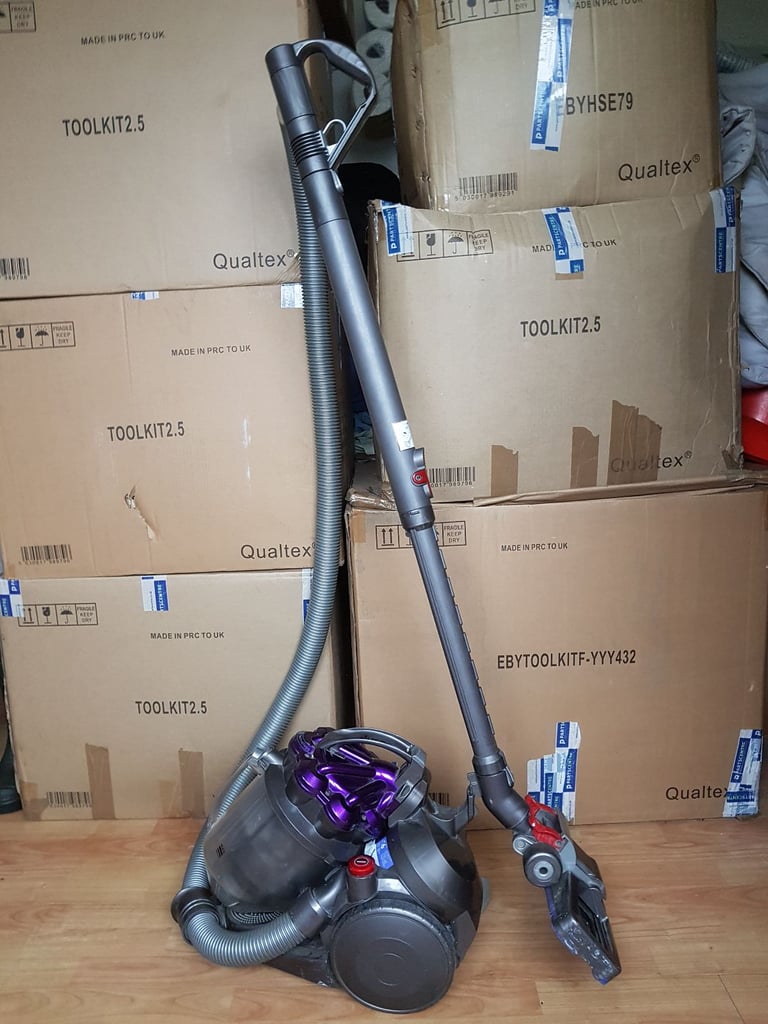 purple dyson DC19 filters washed and dried Cylinder Hoover bagless new motor fitted 1