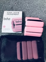 New/ unused Bala 1lb wrist/ankle weights in mesh case