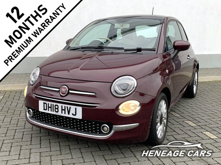image for 2018 (18) Fiat 500 1.2 Lounge Petrol 3-Door