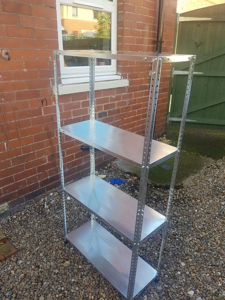 image for Garage/Shed 4 tier metal shelf unit 