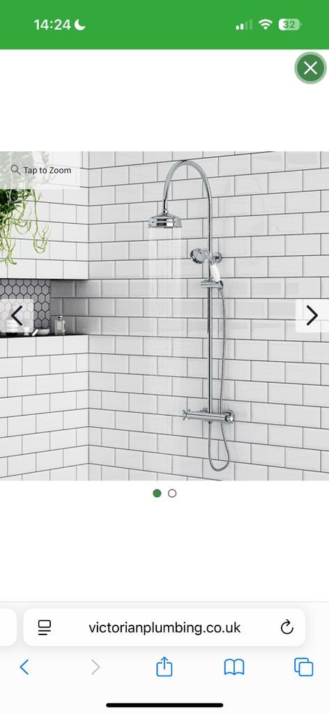 image for Chatsworth Traditional Thermostatic Shower Chrome