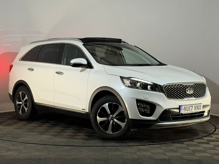 WHITE 2017 KIA SORENTO KX-3 2.2 DIESEL CRDI ISG AUTOMATIC 7 SEATER 4WD 4X4 SUV