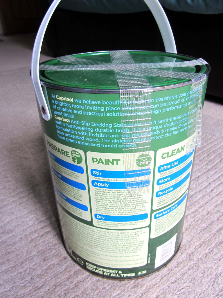 CUPRINOL - ANTI-SLIP DECKING / FENCE Stain Paint – 5 Litres – Wood Preservative RRP £40 NEW