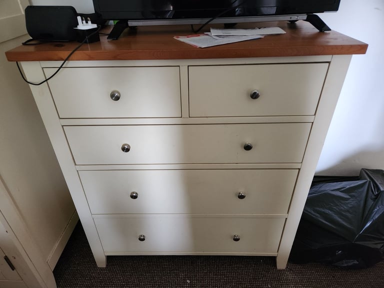 image for Chest of drawers. W90-d42.5-h96.5cm