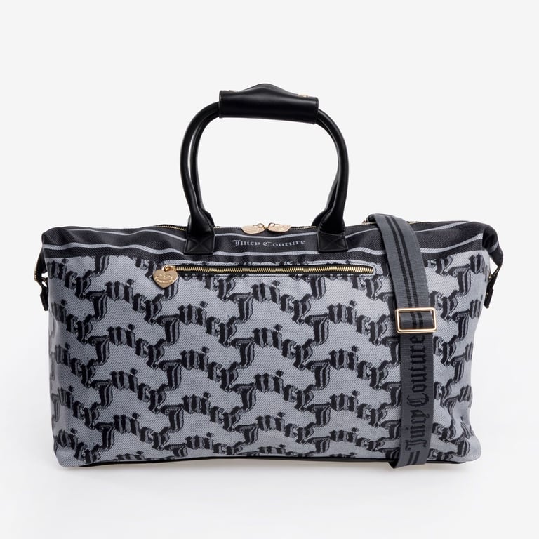 image for NEW JUICY COUTURE BLACK & BLUE TRAVEL WEEKENDER HOLDALL BAG