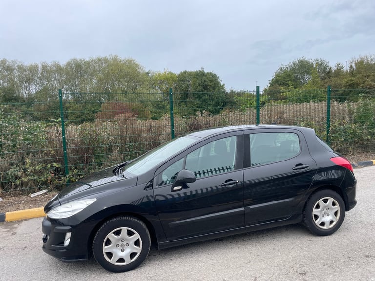 PEUGEOT 308 1.6 HDI S 10 REG BLACK 5 DOOR MOT JULY 27TH 2026 TAX £35 SERVICE HISTORY 60+MPG