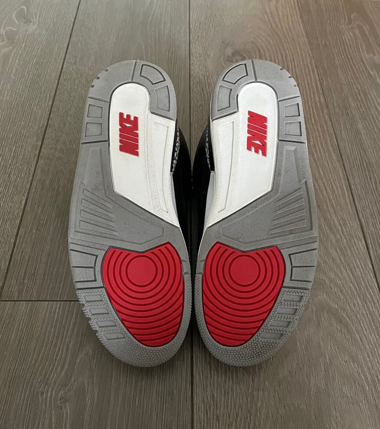 Nike Air Jordan Black Cement 3 Trainers Sneakers (Asics LV Rick Owens Represent Cole Buxton)