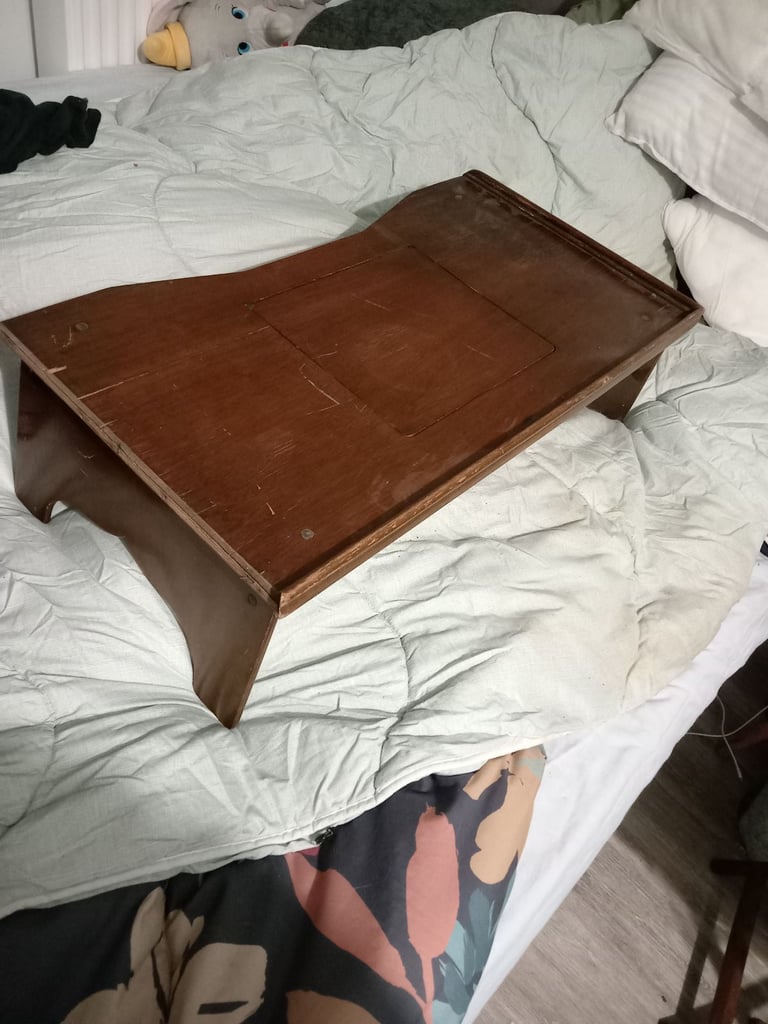 Vintage wooden lapdesk tray
