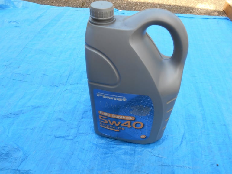 Engine Oil 5W40 Fully Synthetic A3 B3 SL CF Planet 4L. High Performance Car / Van