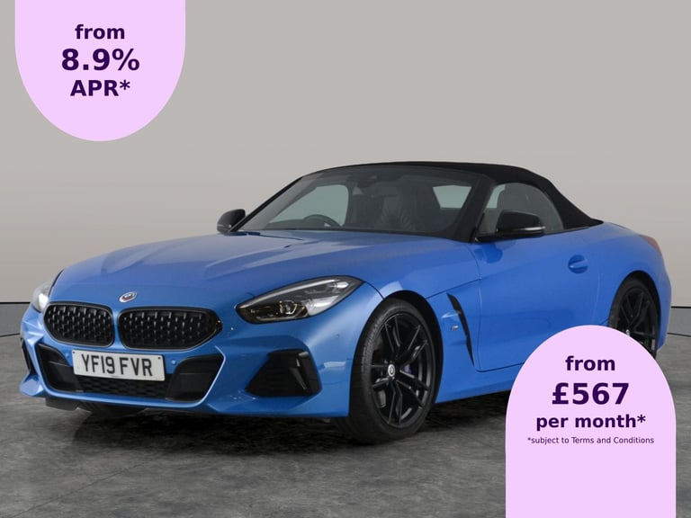 image for 2019 BMW Z4 3.0 M40i Convertible 2dr Petrol Auto sDrive Euro 6 (s/s) (340 ps) - AUTO PA Convertib...