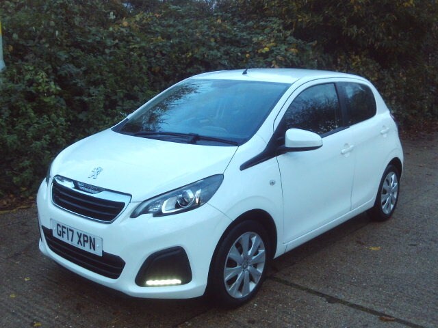 2017 Peugeot 108 1.0 Active 5dr White 60k Miles FSH Years MOT Warranty £20 Road Tax HATCHBACK Pet...