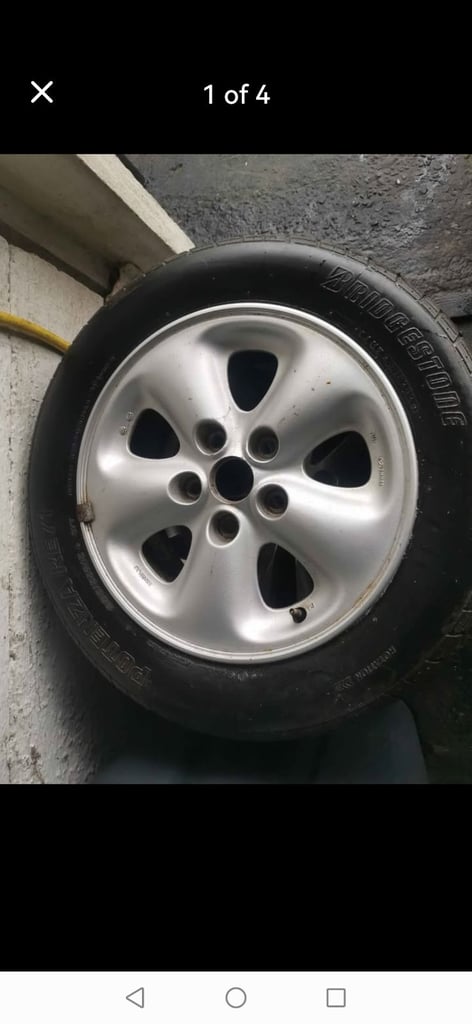 image for Mazda MX6 Alloy with Bridgestone Tyre